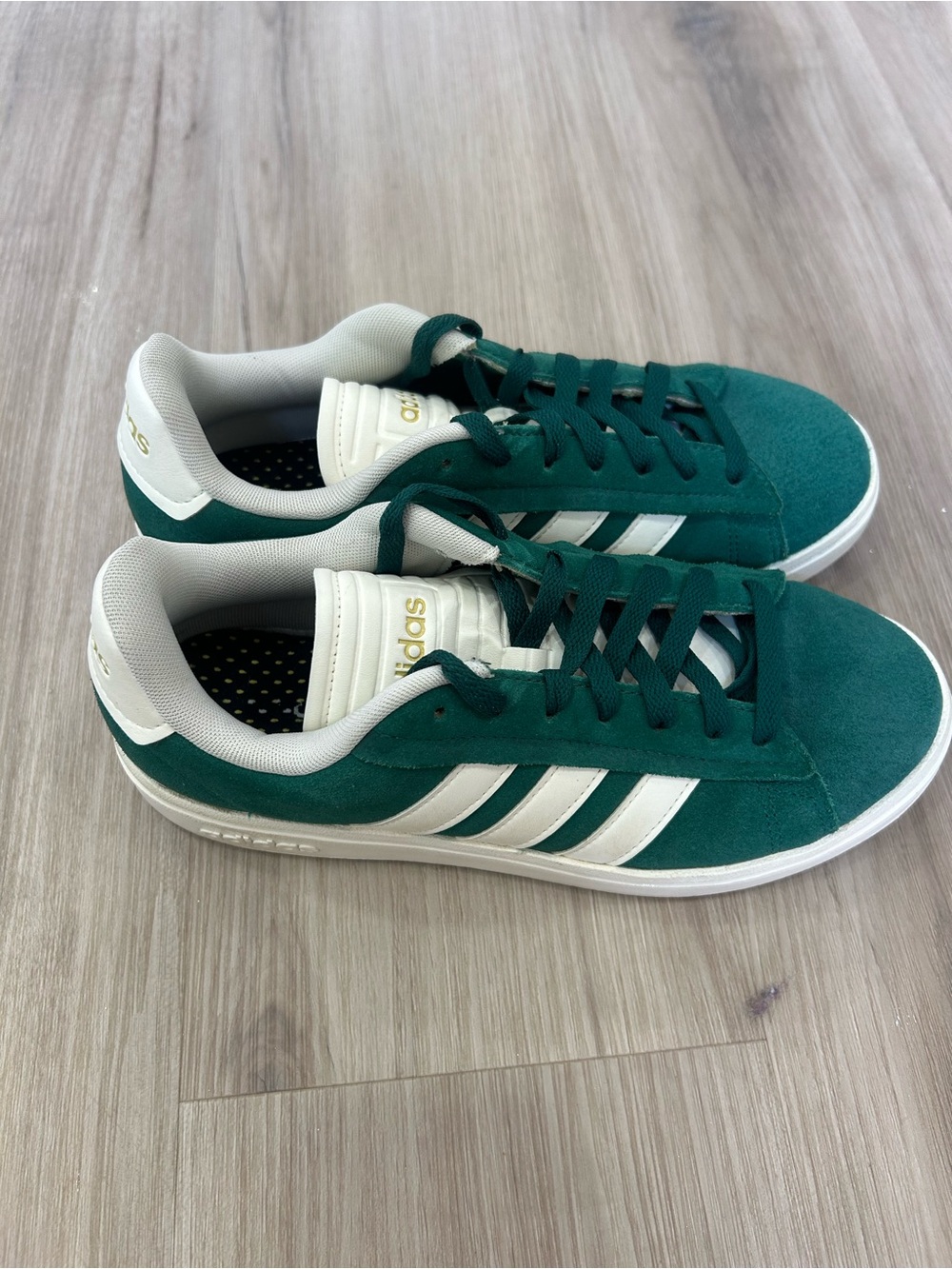 Adidas Grand Court Alpha Collegiate Green White Sneakers Size 8 ID8853